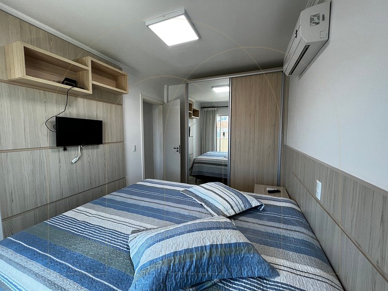 Apartamento amplo 3 quartos, 100 metros do mar.