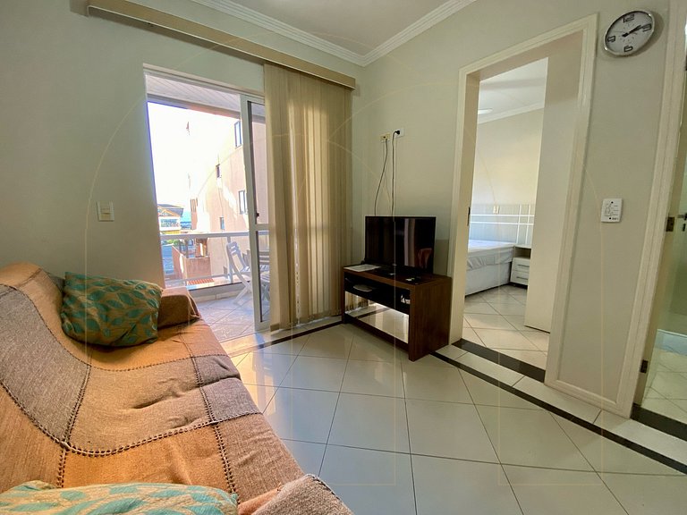 Apartamento 01 quarto, 50 metros da Avenida de Bombas.