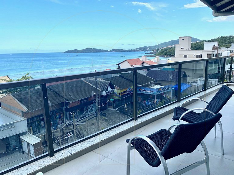 Cobertura 1 quarto vista mar