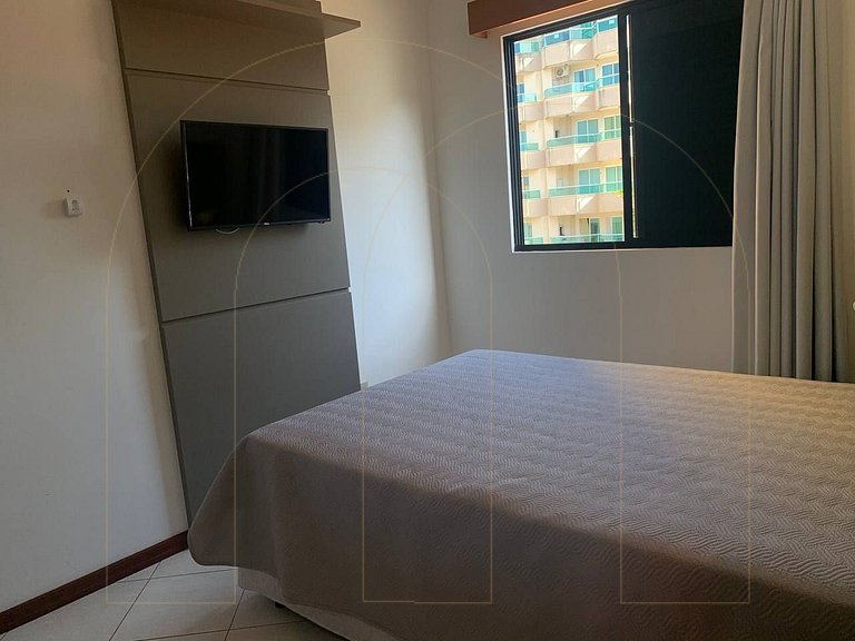 Apto mobiliado de 2 quartos na Av. Leopoldo Zarling