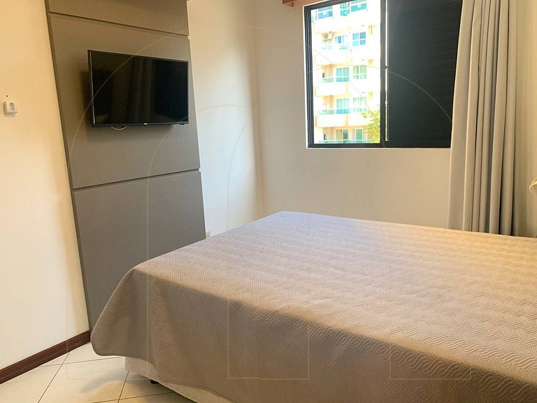Apto mobiliado de 2 quartos na Av. Leopoldo Zarling
