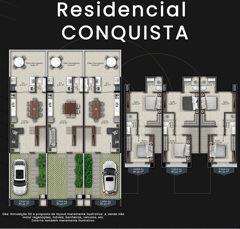 Casa Geminada para Venda - Bombas - Bombinhas