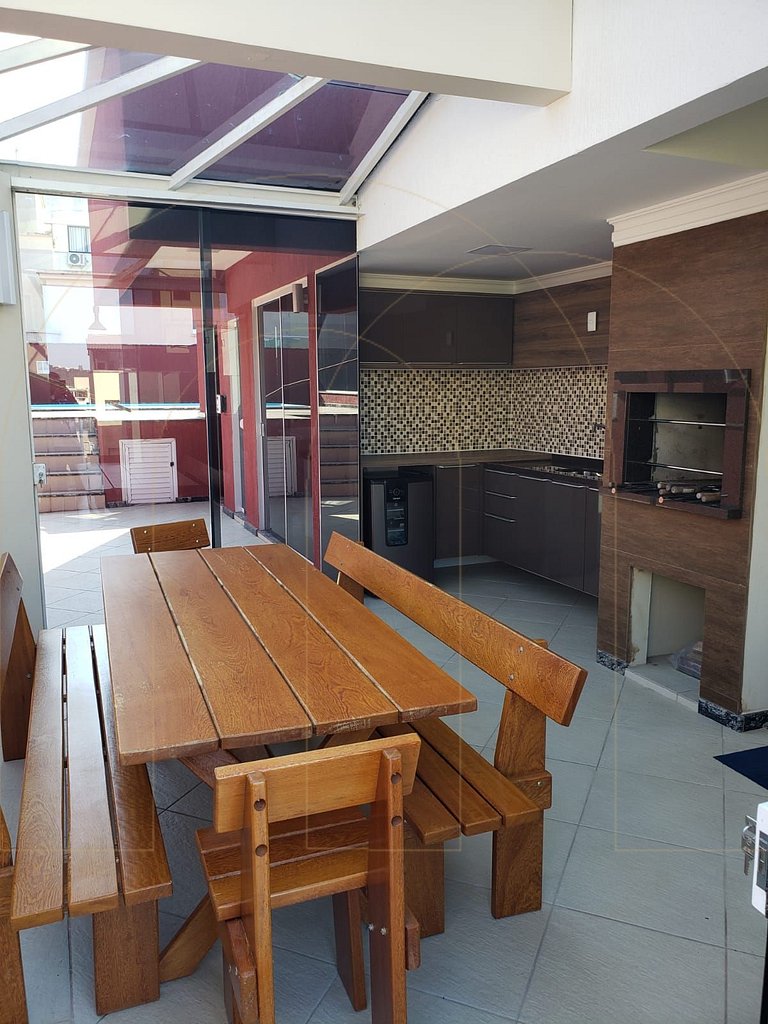 COBERTURA DUPLEX COM JACUZZI E PISCINA 80 METROS DO MAR