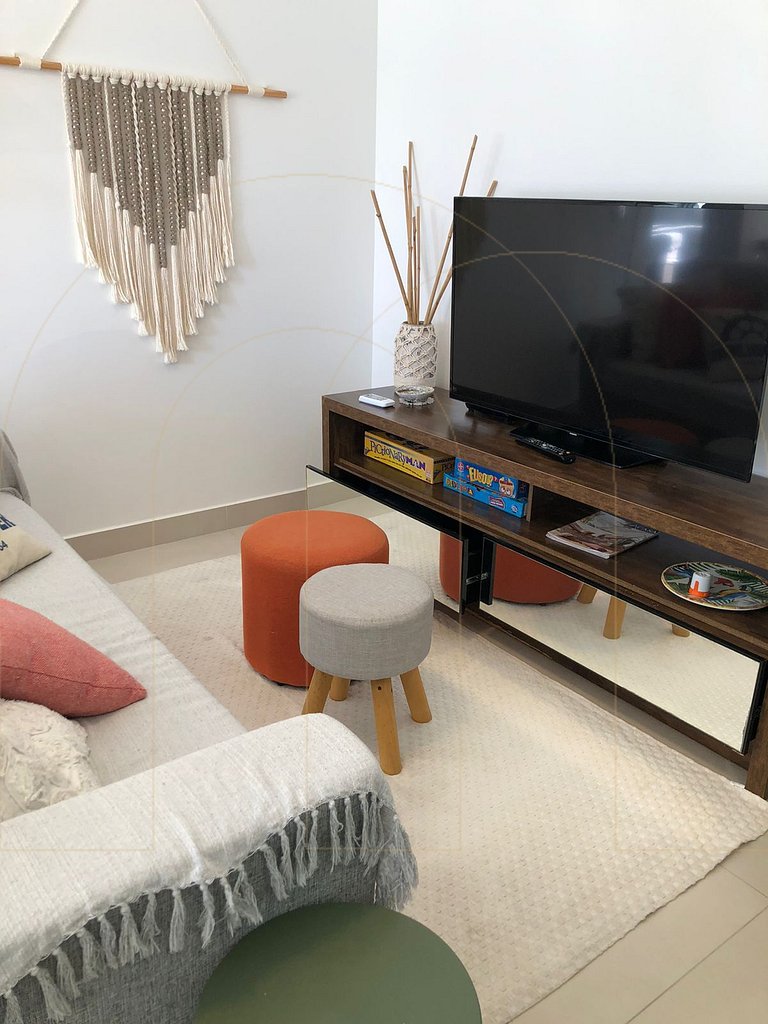 Conforto e Praticidade perto da Praia - Apartamento Moderno
