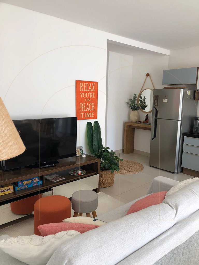 Conforto e Praticidade perto da Praia - Apartamento Moderno