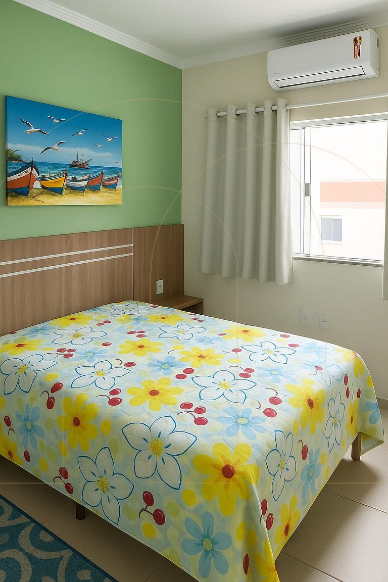 Apartamento aconchegante a 250 metros da praia!