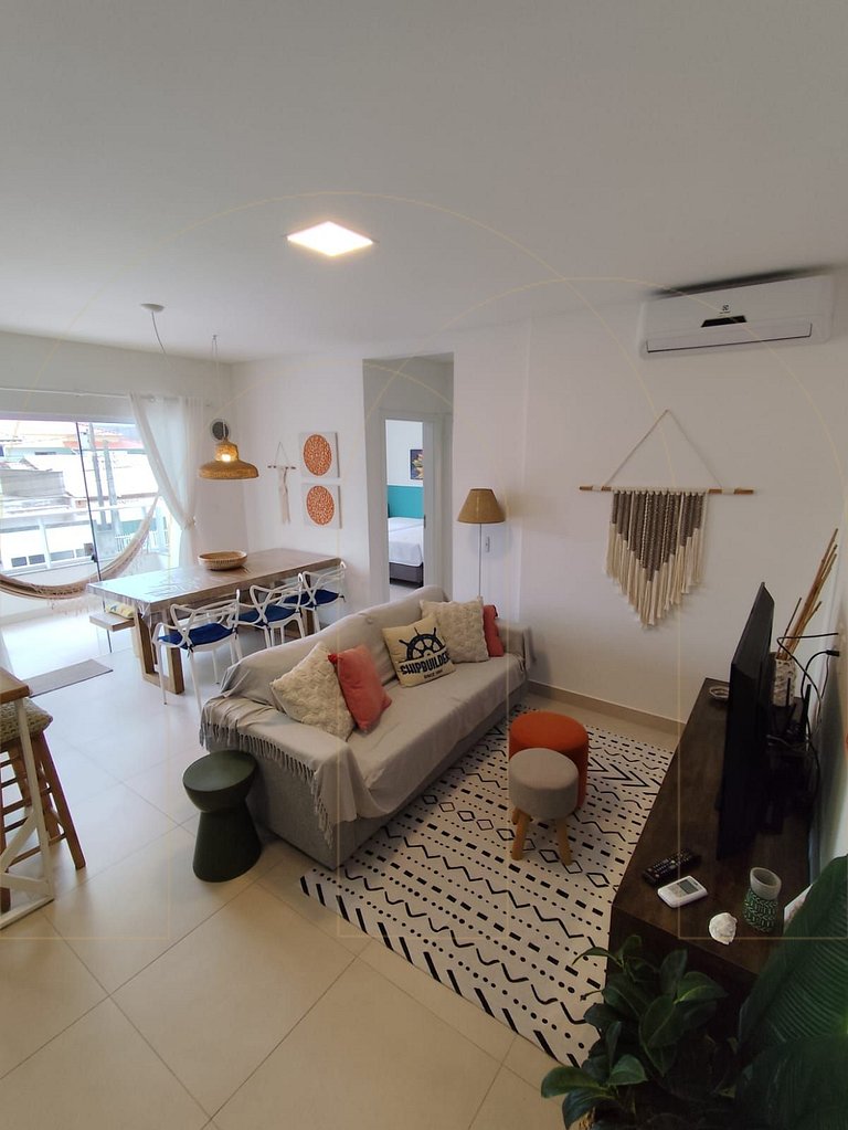 Conforto e Praticidade perto da Praia - Apartamento Moderno