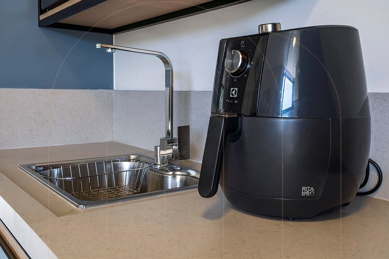 Lindo apto de 1 quarto, a 350m da praia de Canto Grande (den