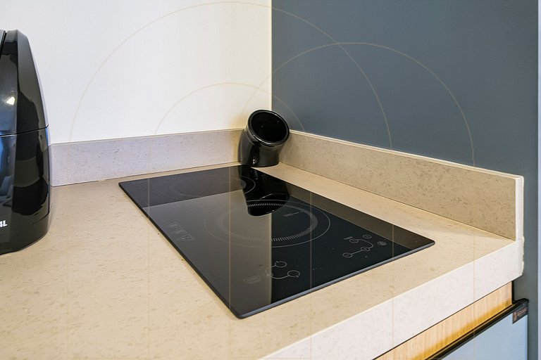 Lindo apto de 1 quarto, a 350m da praia de Canto Grande (den