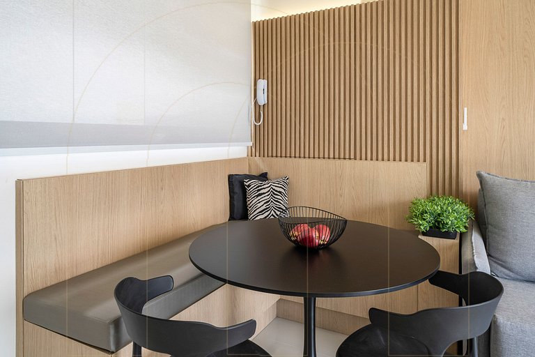 Linda cobertura de 1 quarto, a 350m da praia de Canto Grande