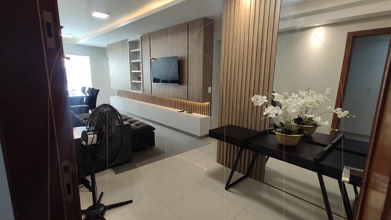 Excelente apto de 3 quartos, 2 minutos da praia de Bombas