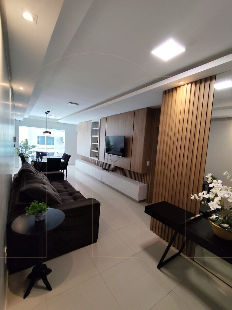 Excelente apto de 3 quartos, 2 minutos da praia de Bombas