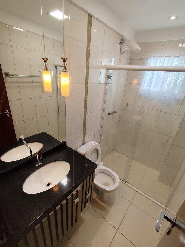 Excelente apto de 3 quartos, 2 minutos da praia de Bombas