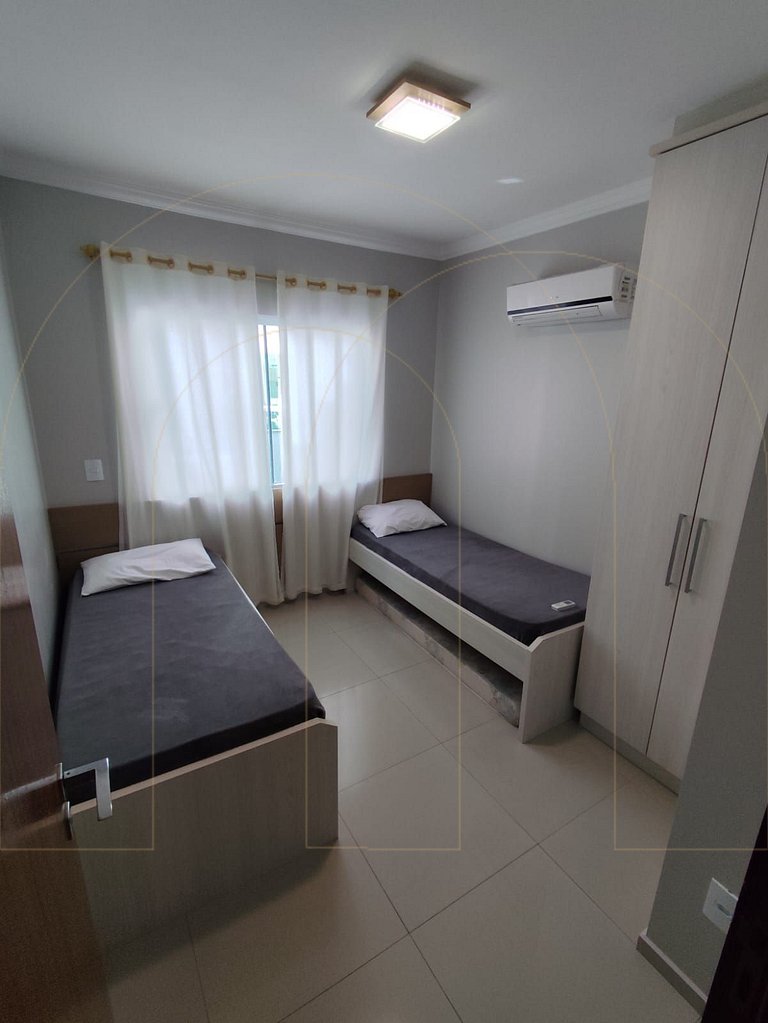 Excelente apto de 3 quartos, 2 minutos da praia de Bombas